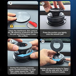 Magnetic Vacuum Suction Phone Holder